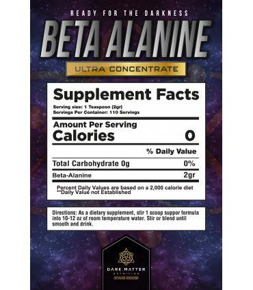 Beta Alanina 220gr Dark Matter